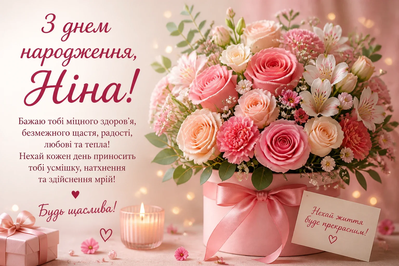 З днем народження Ніна