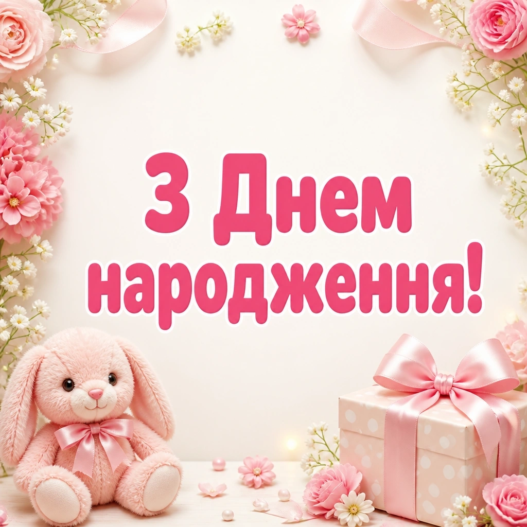 люба донечка з днем народження донечко