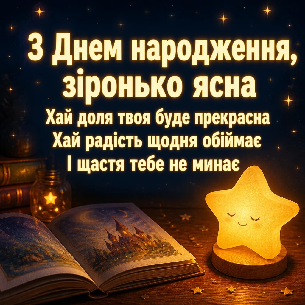 люба донечка з днем народження донечко