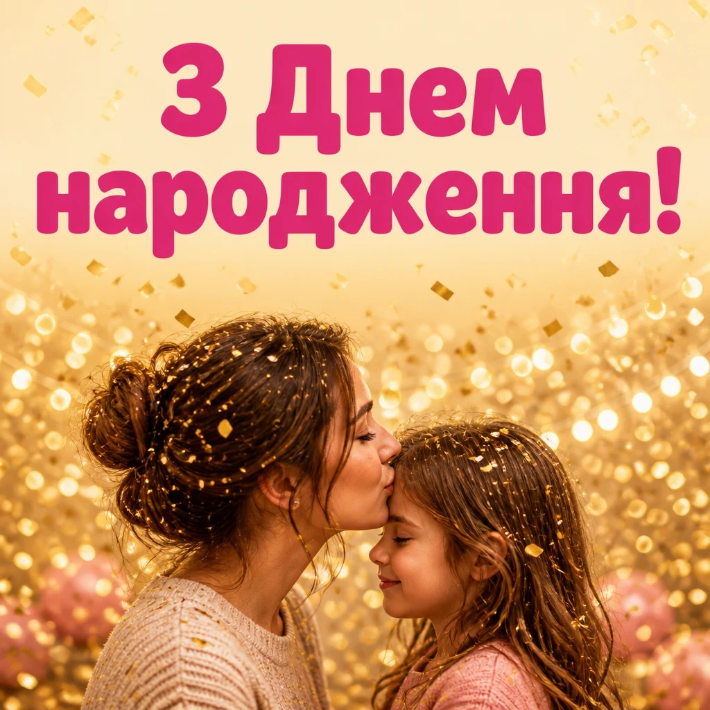 люба донечка з днем народження донечко