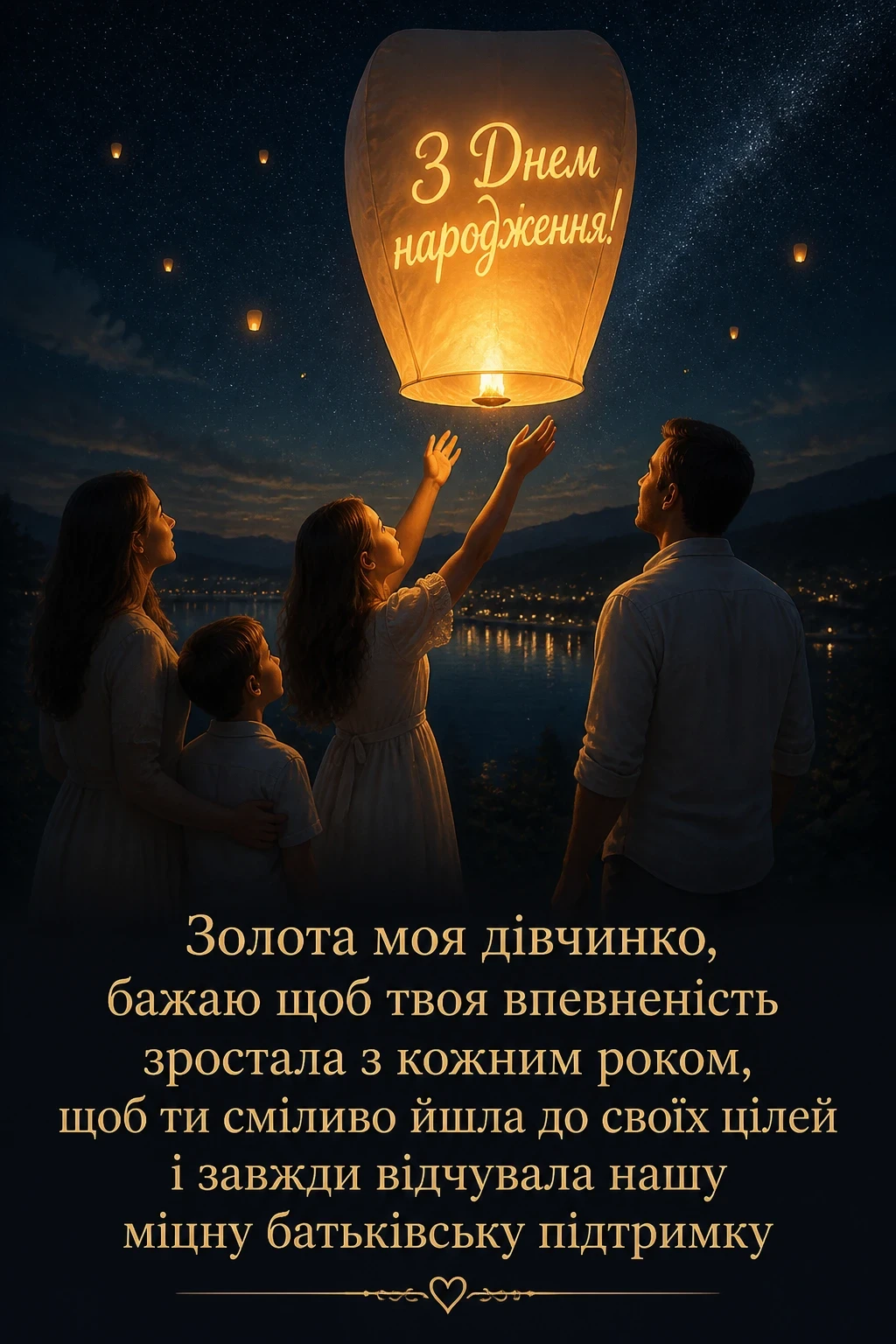 люба донечка з днем народження донечко