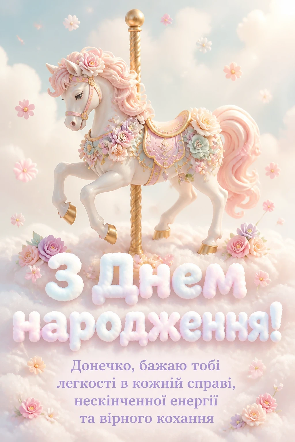 люба донечка з днем народження донечко