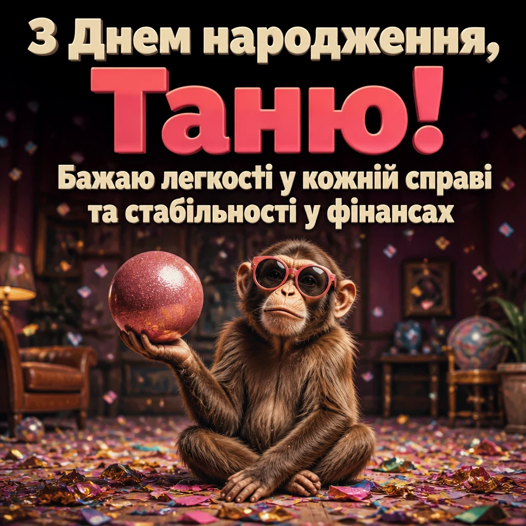 з днем народження таня