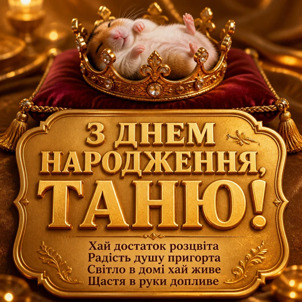 з днем народження таня