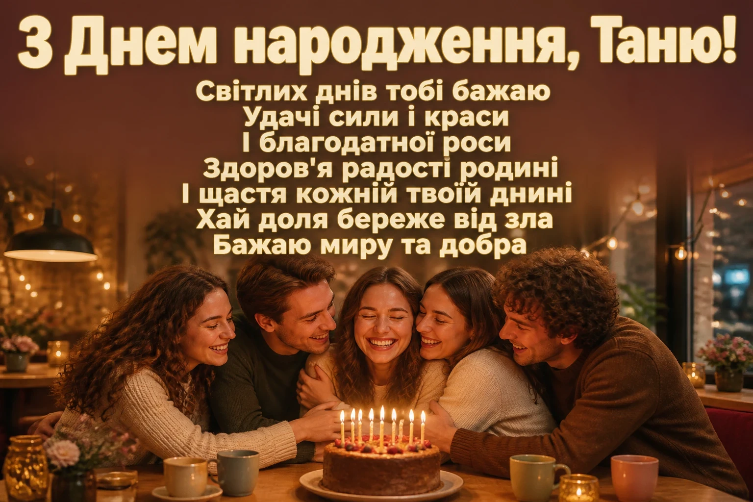 з днем народження таня