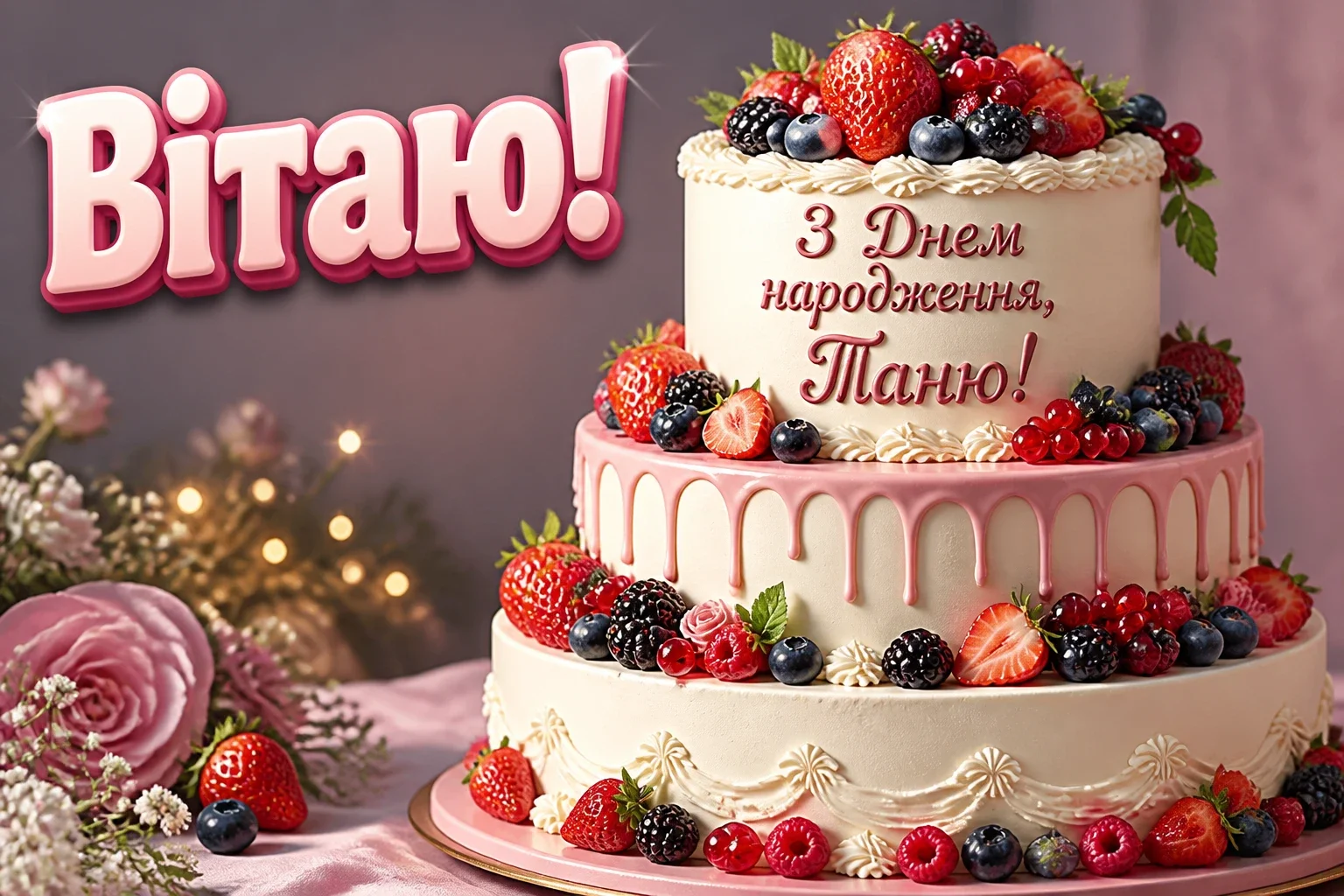 з днем народження таня