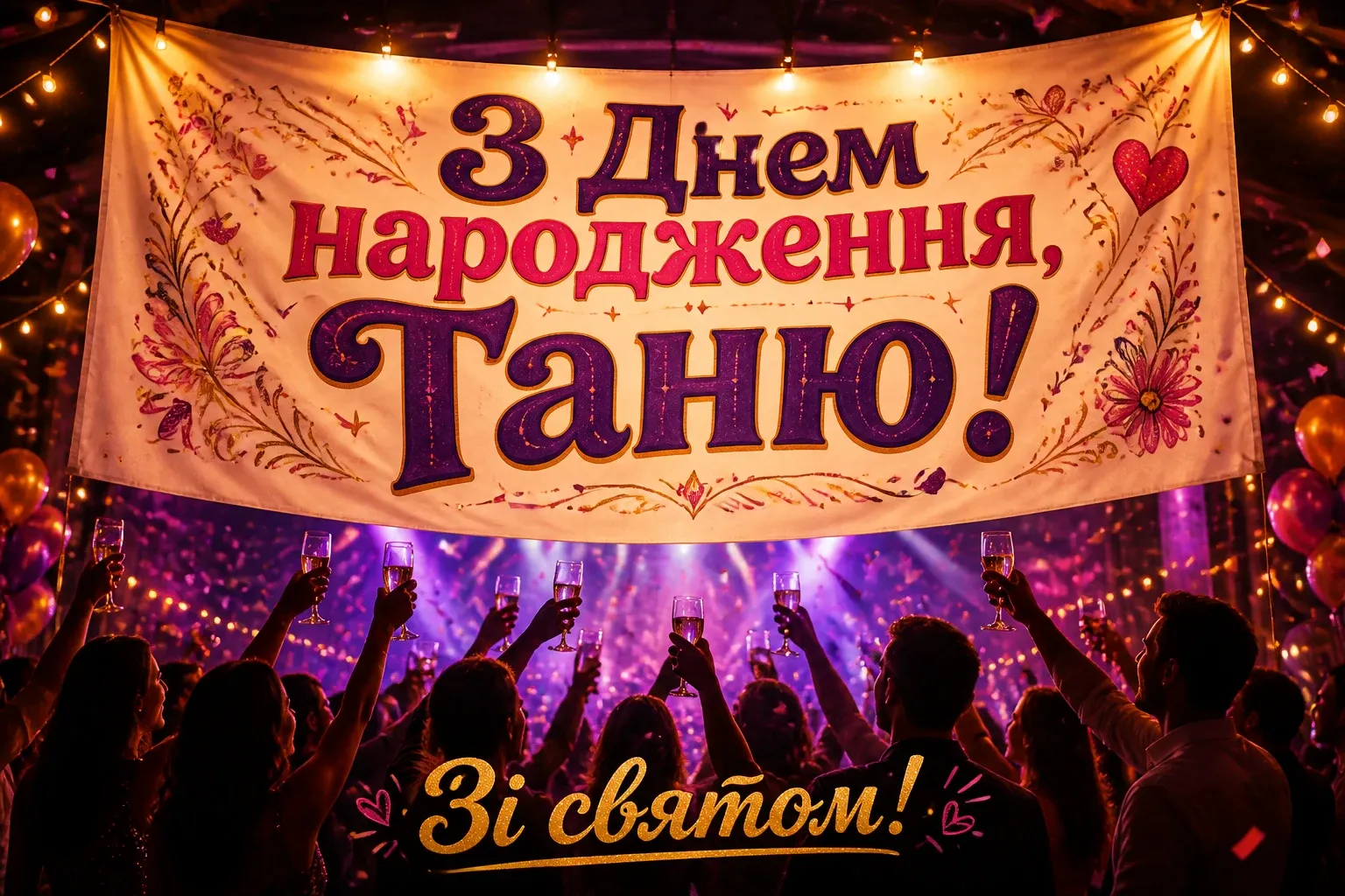 з днем народження таня