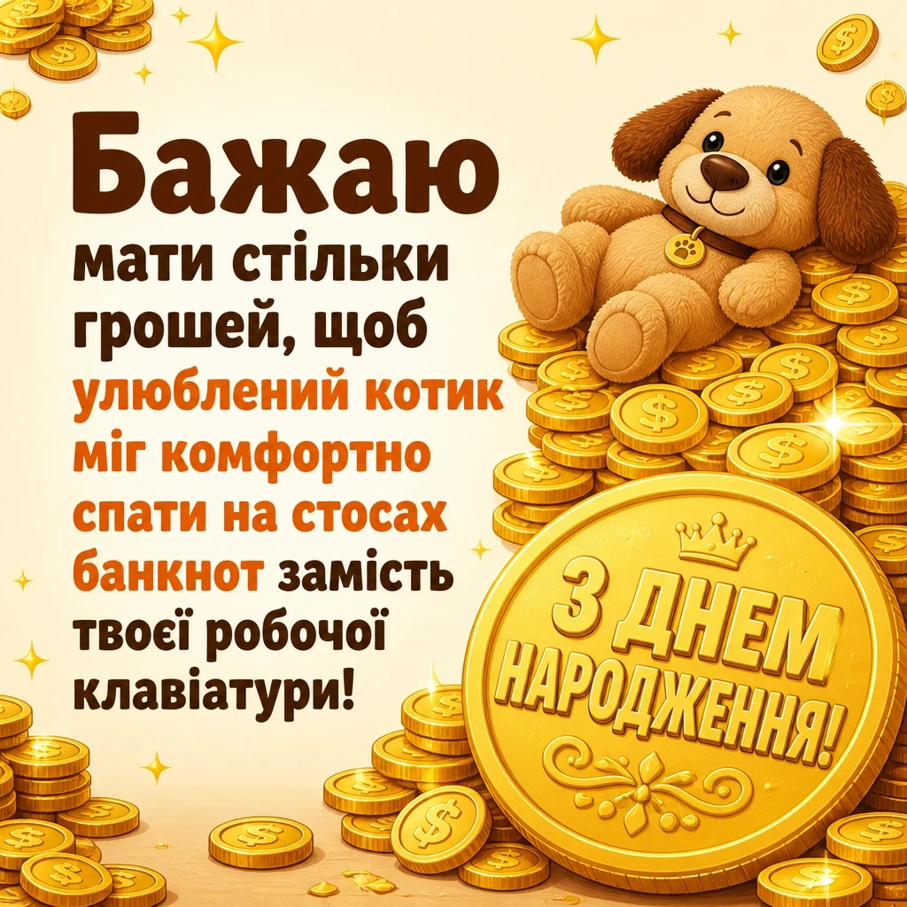 вітальні листівки з днем народження