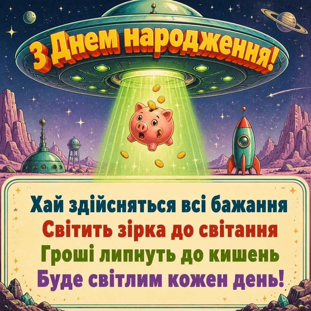 вітальні листівки з днем народження