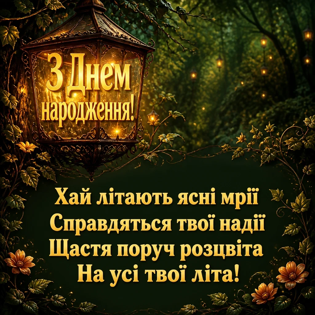 вітальні листівки з днем народження
