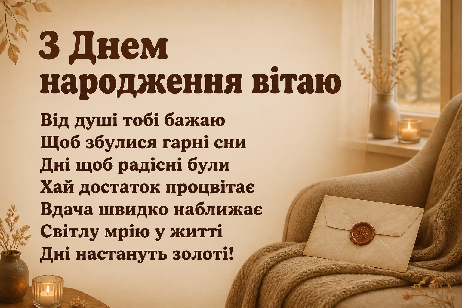 вітальні листівки з днем народження