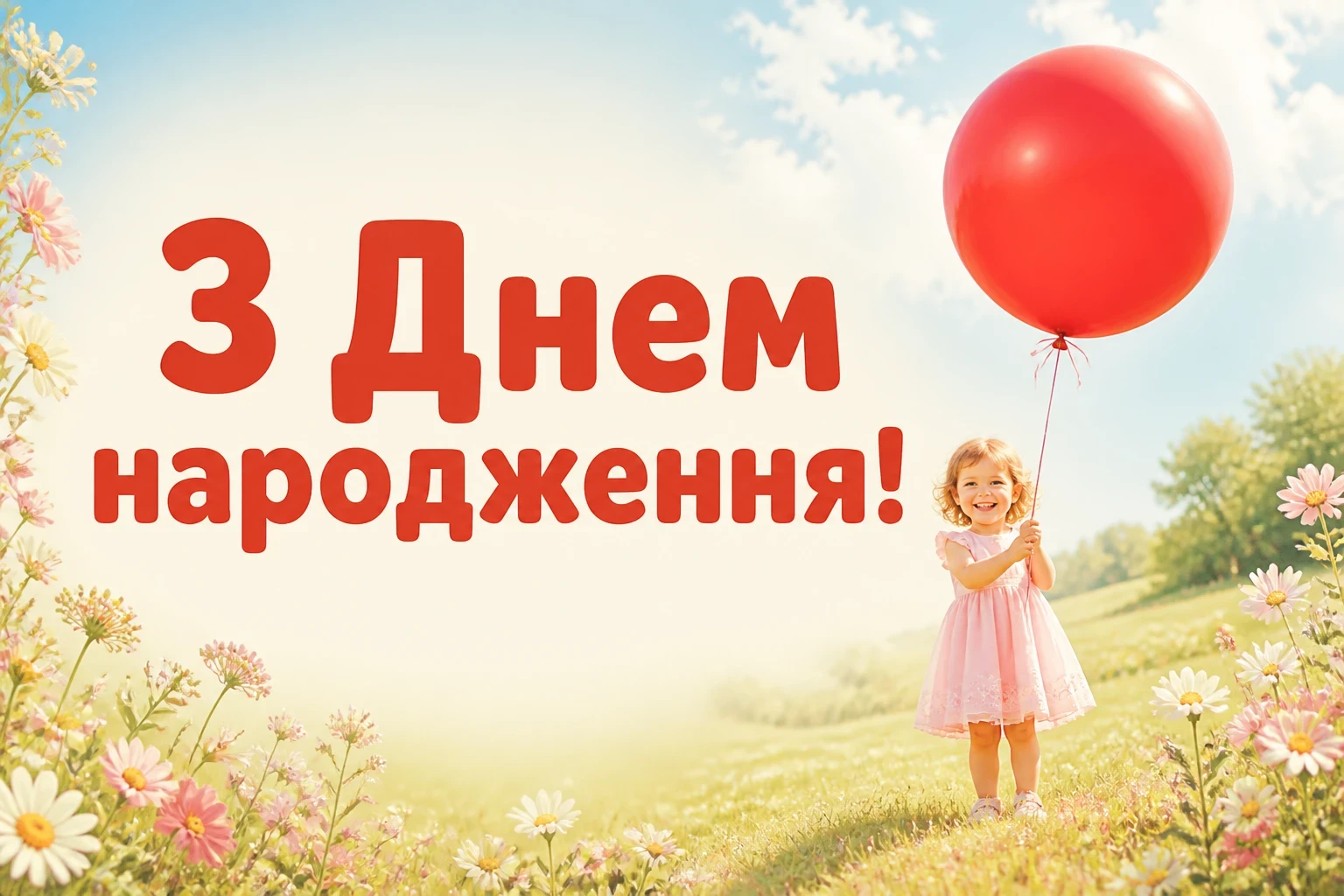 вітальні листівки з днем народження
