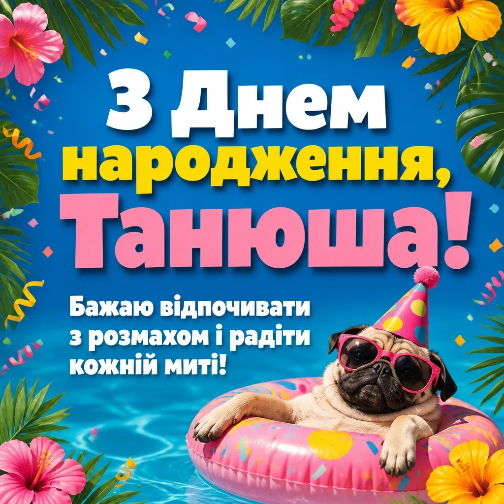 з днем народження танюша з днем народження танюша