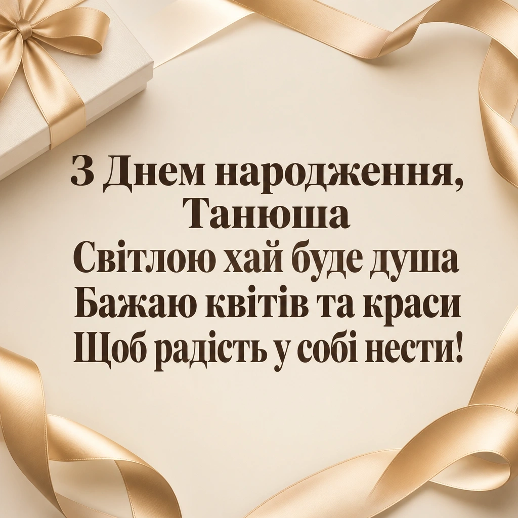 з днем народження танюша з днем народження танюша