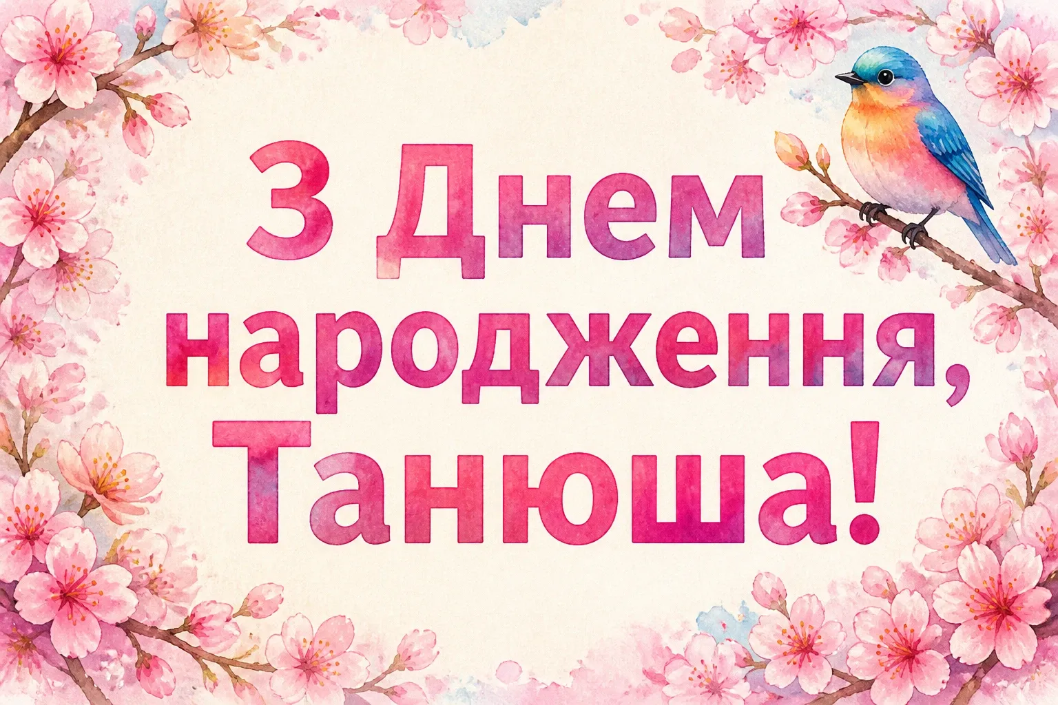 з днем народження танюша з днем народження танюша