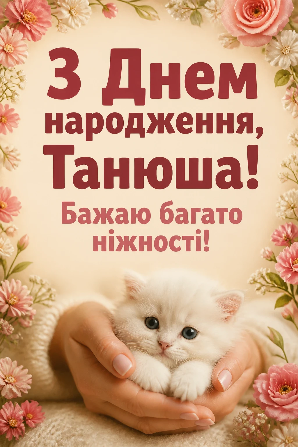 з днем народження танюша з днем народження танюша