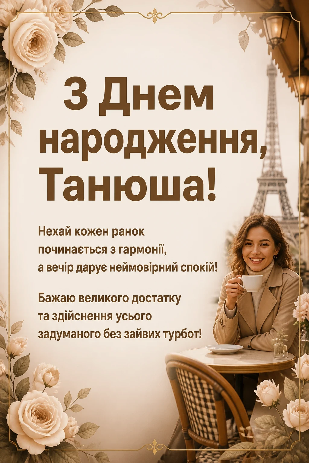 з днем народження танюша з днем народження танюша