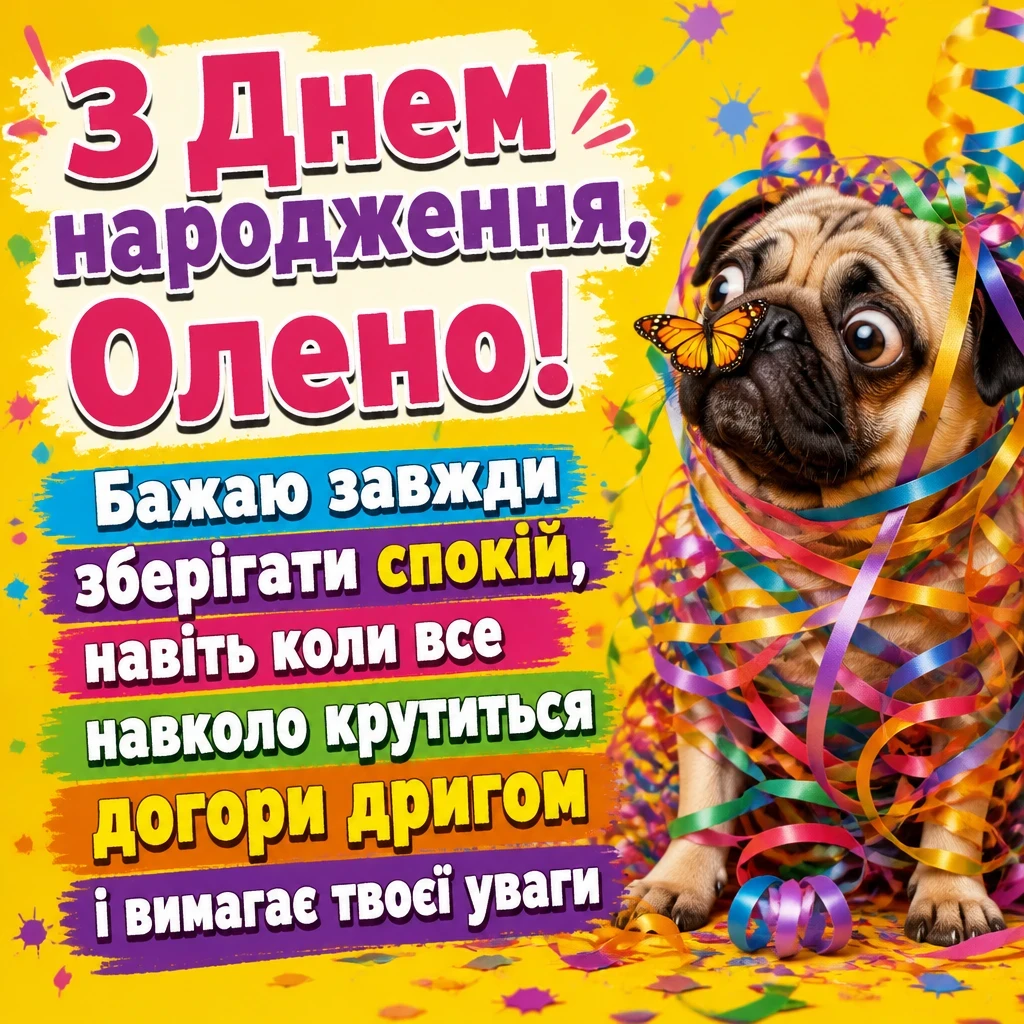 з днем народження олена