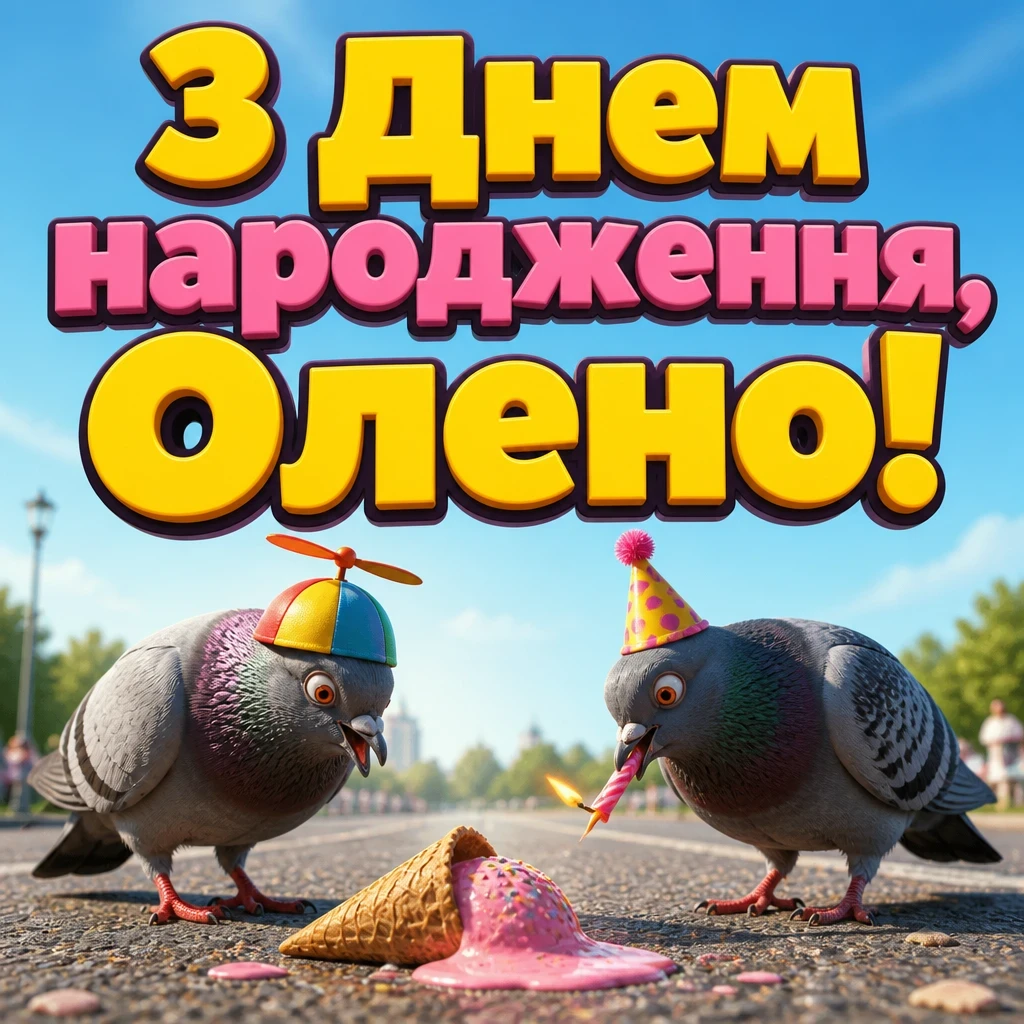 з днем народження олена