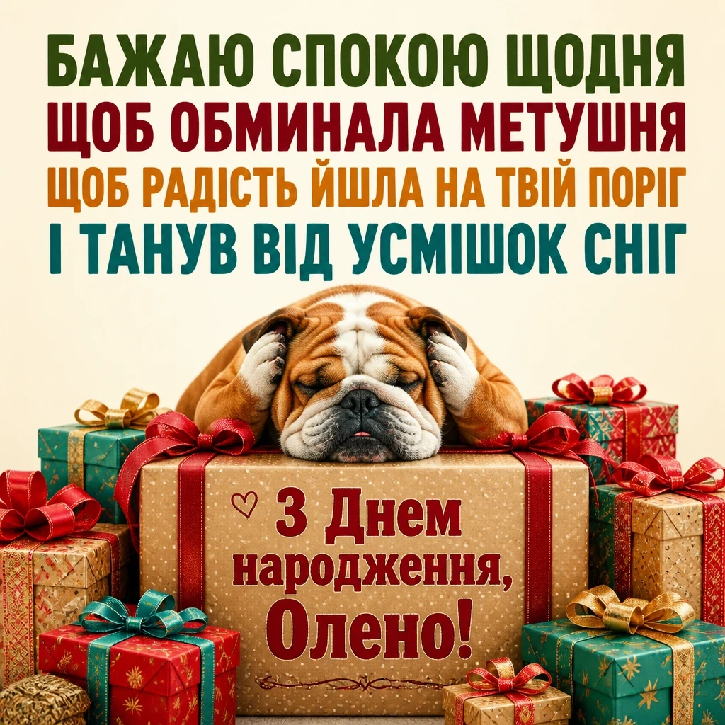 з днем народження олена