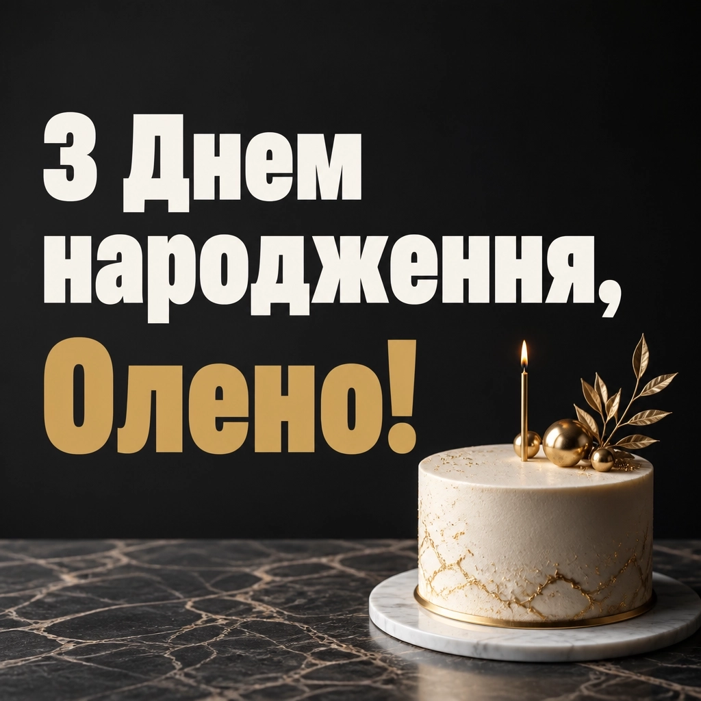 з днем народження олена