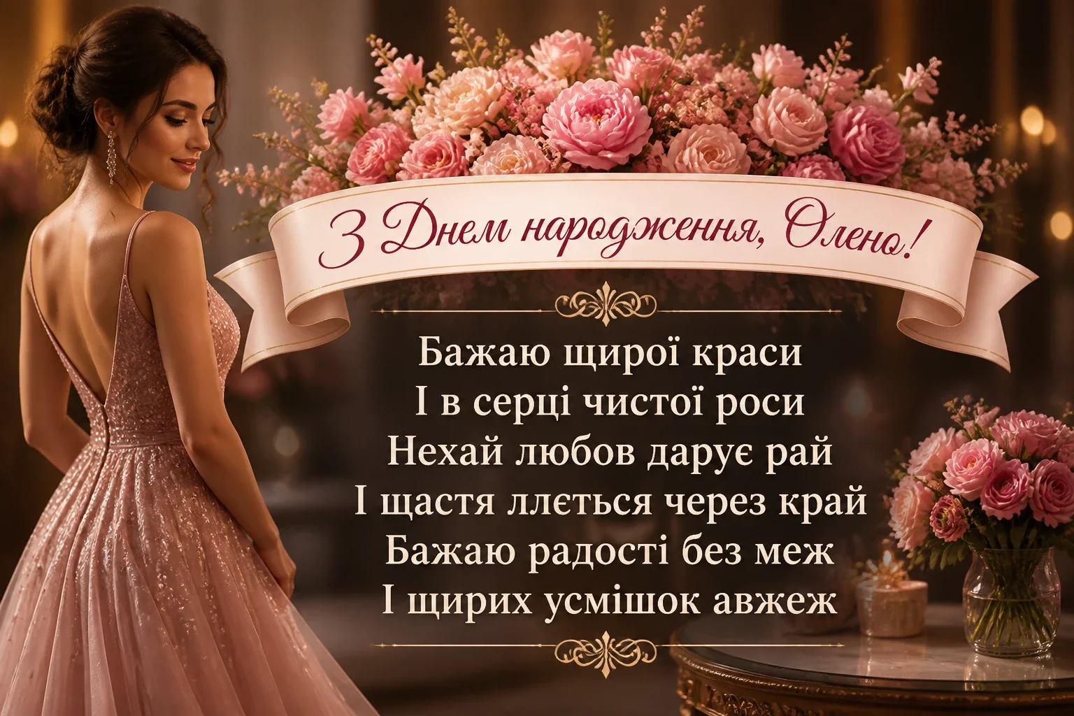 з днем народження олена