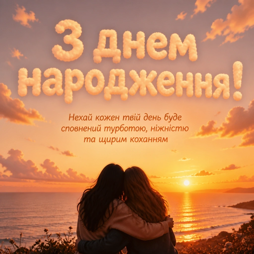 привітання з днем народження сестрі своїми словами
