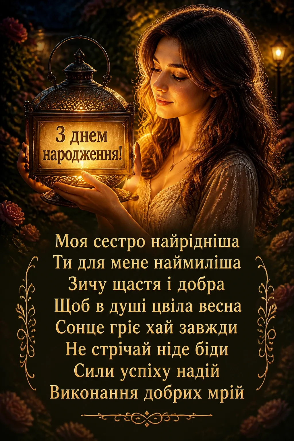 привітання з днем народження сестрі своїми словами