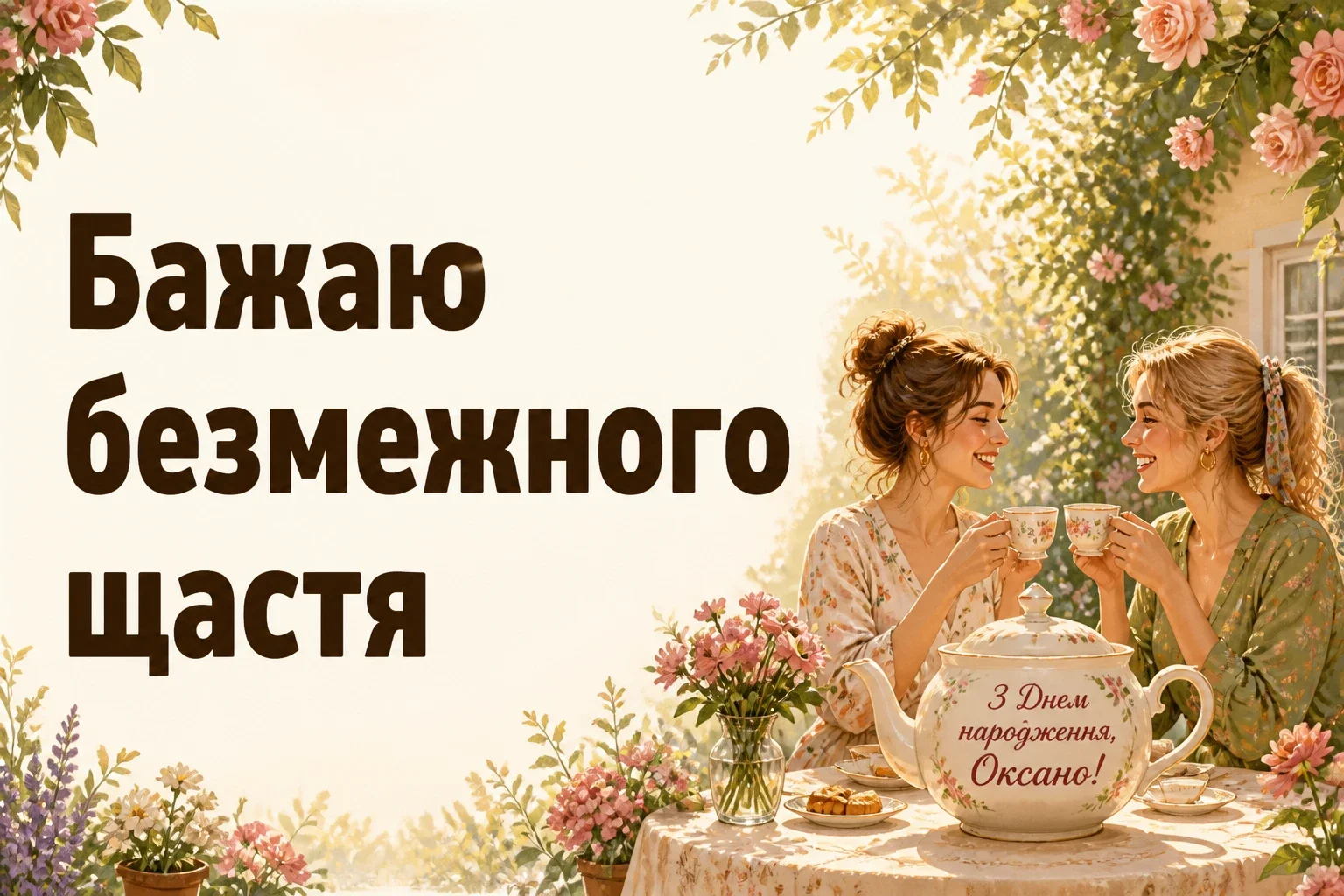 з днем народження оксана