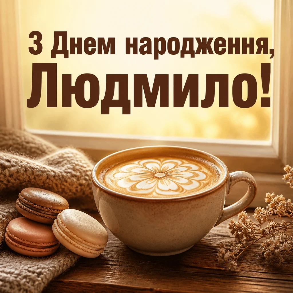 з днем народження людмила