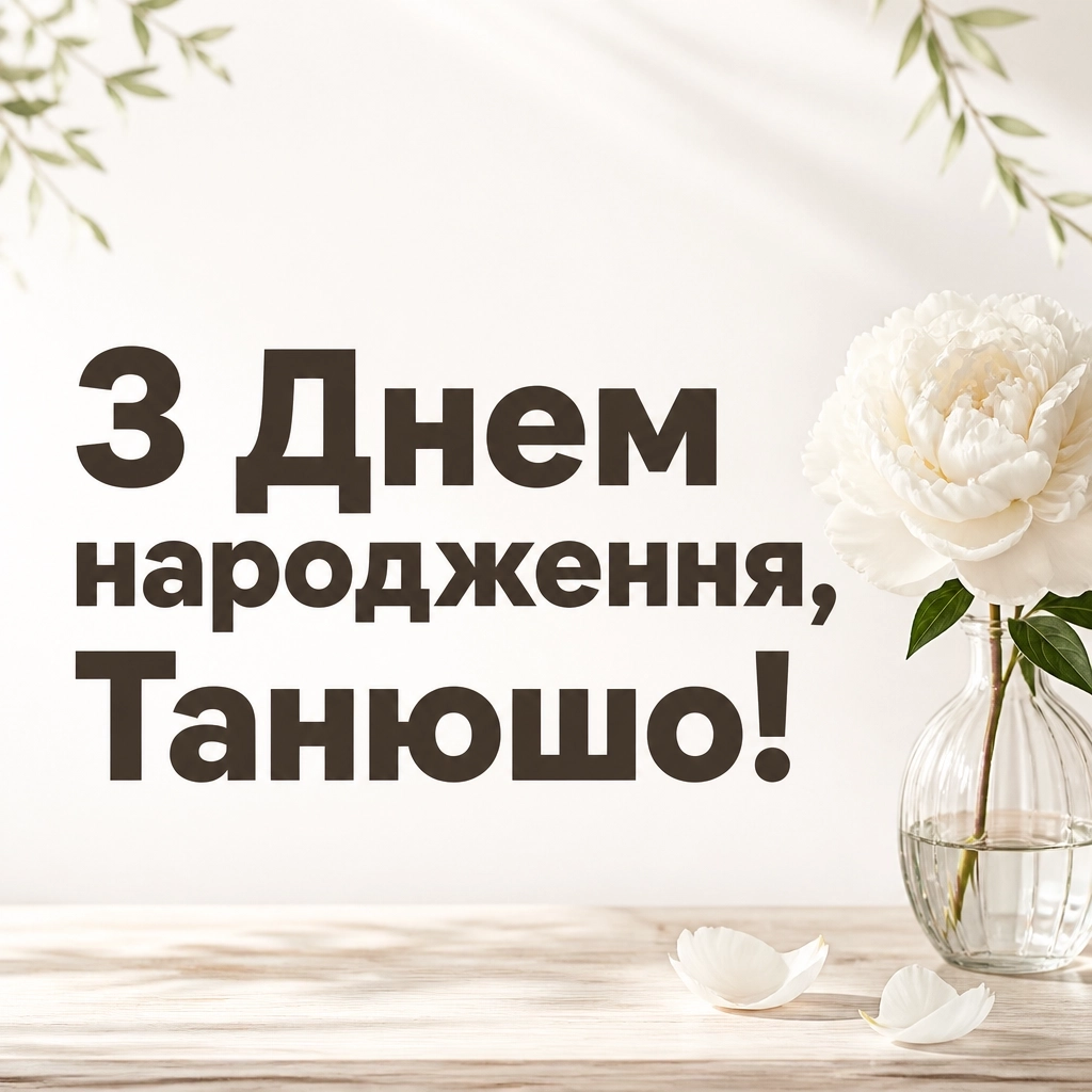 танюша з днем народження