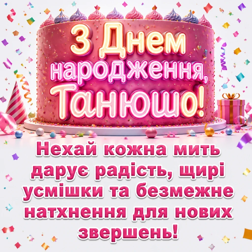 танюша з днем народження