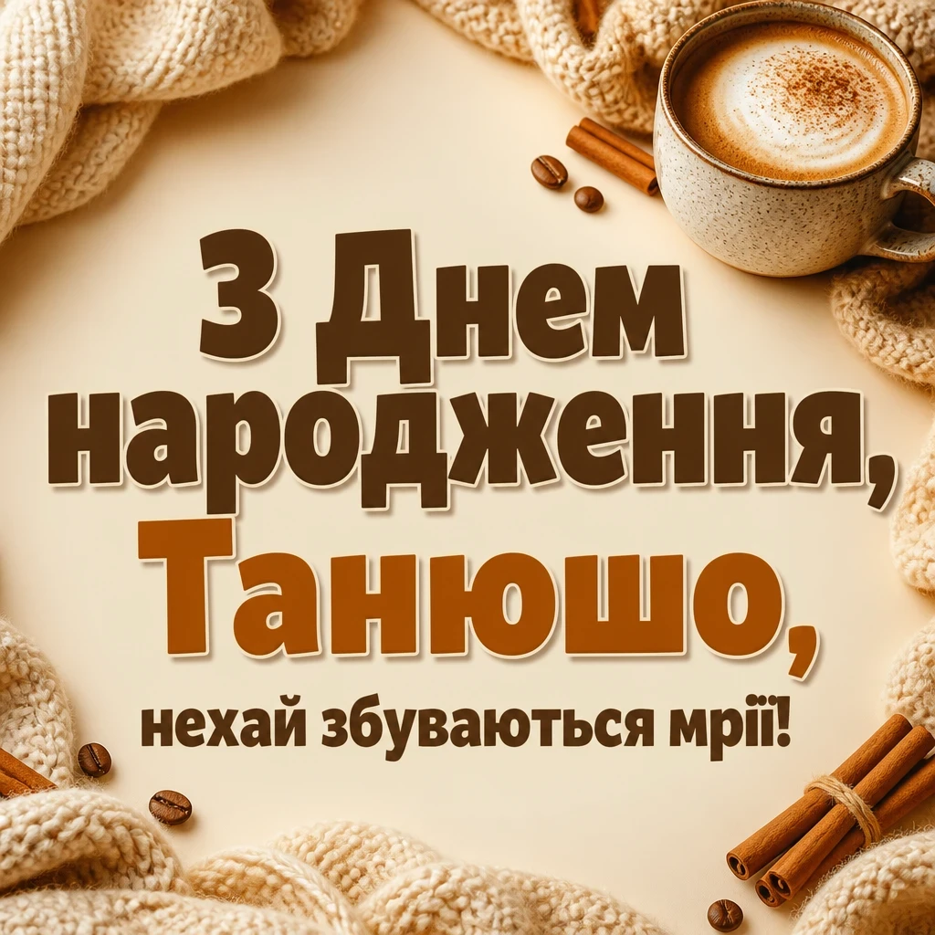 танюша з днем народження