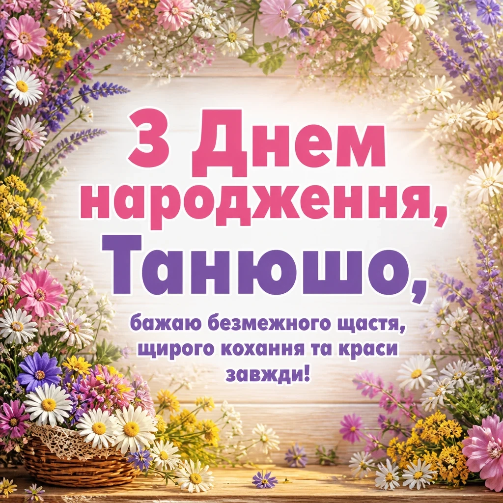 танюша з днем народження
