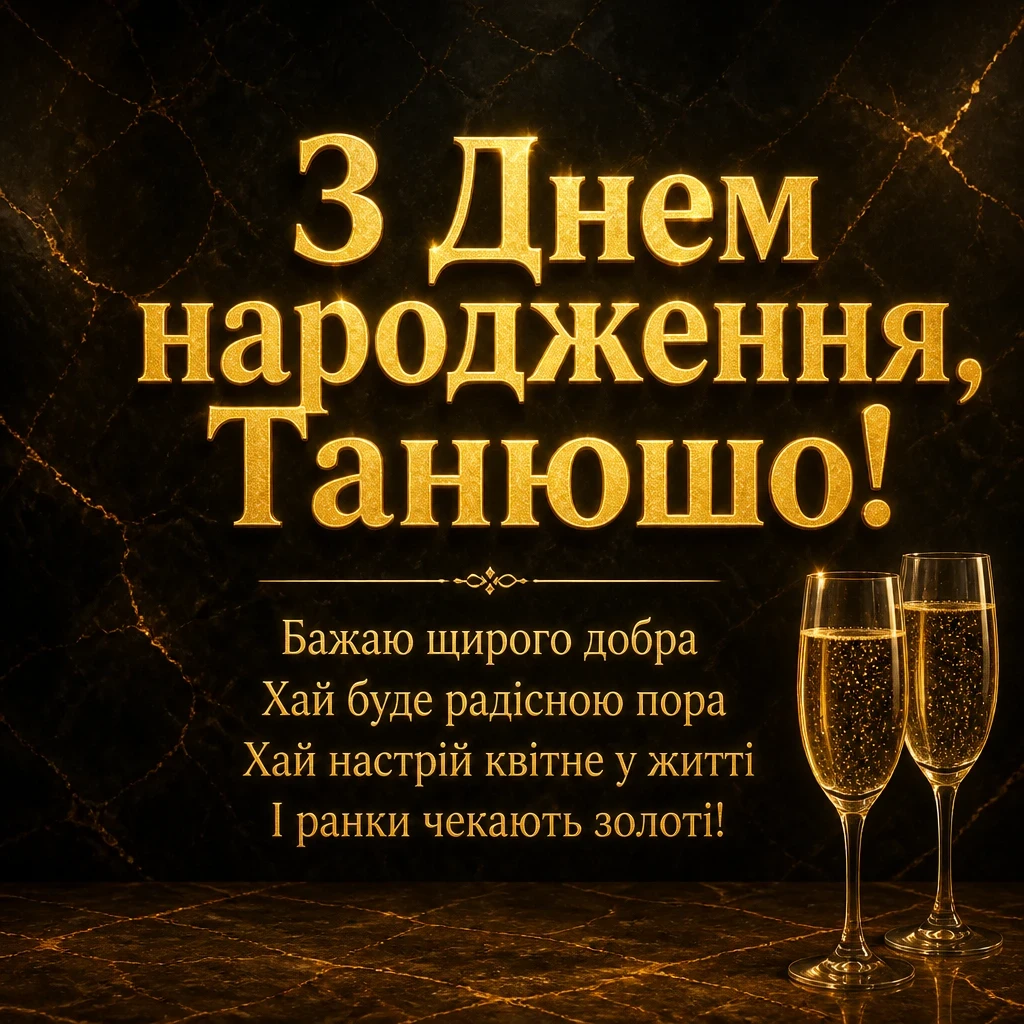 танюша з днем народження