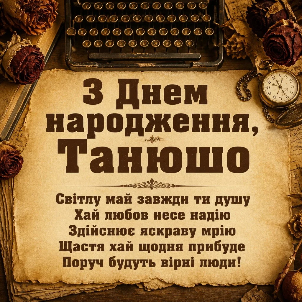 танюша з днем народження