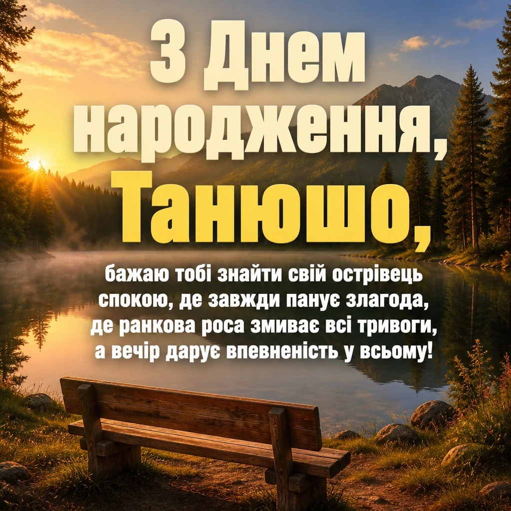 танюша з днем народження