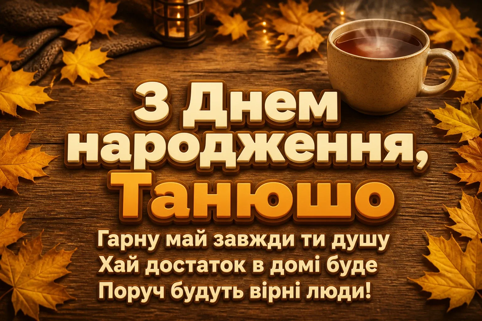 танюша з днем народження