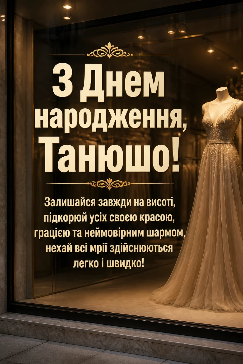 танюша з днем народження