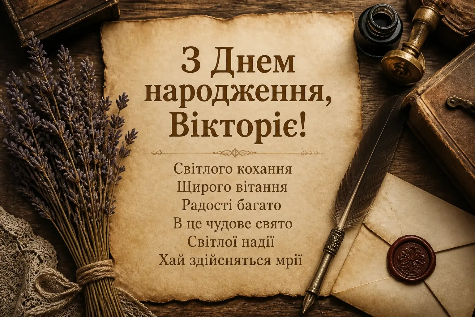 з днем народження вікторія