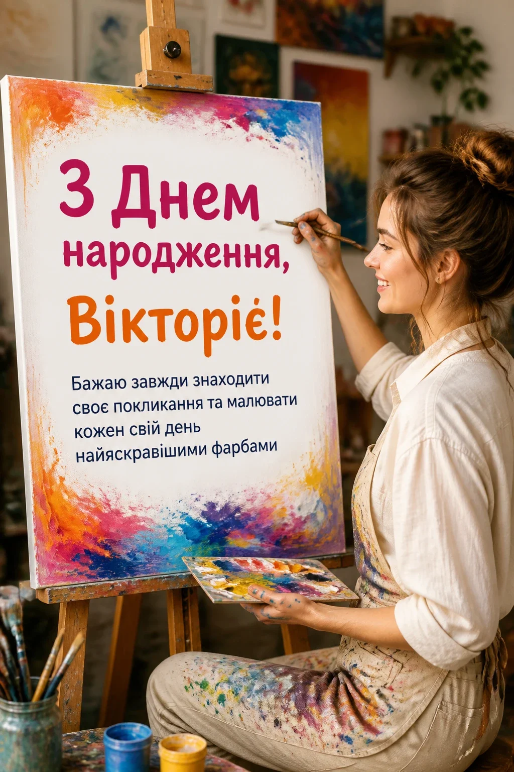 з днем народження вікторія