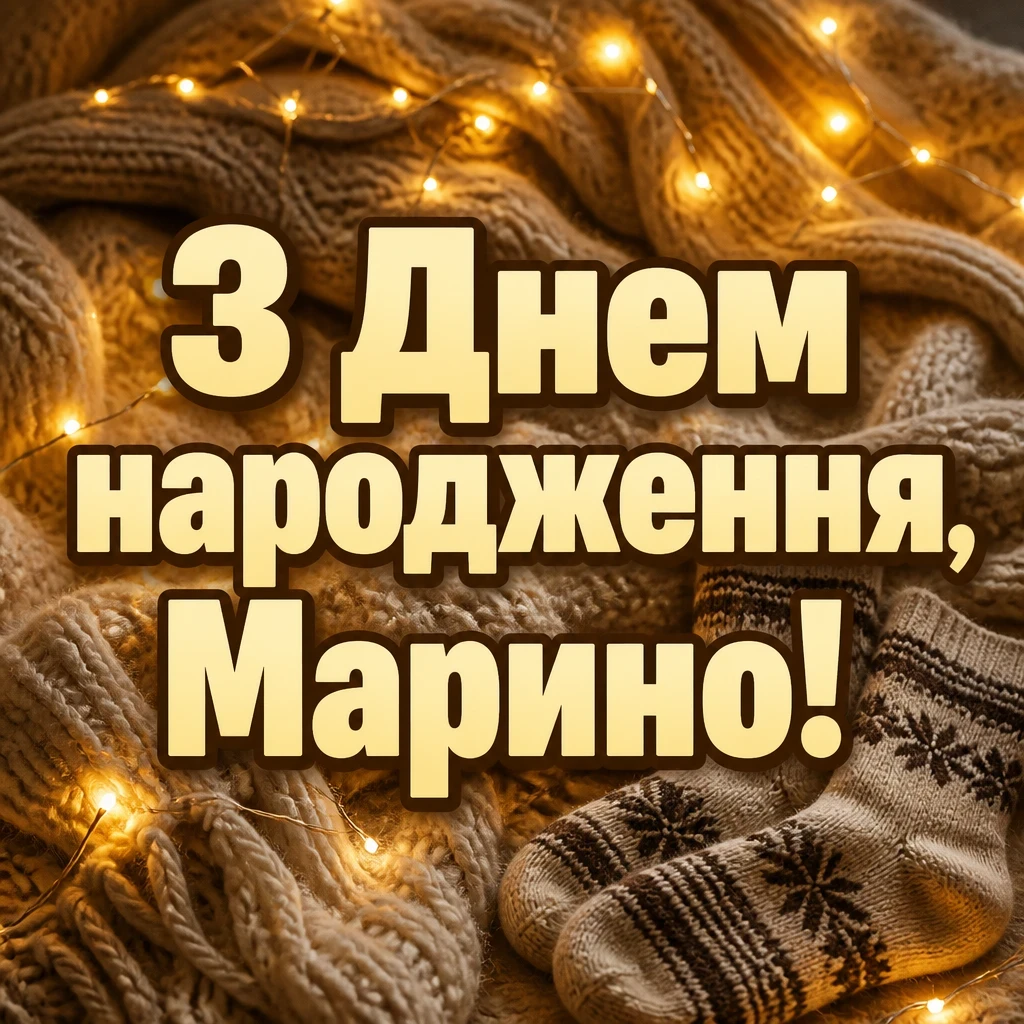 з днем народження марина