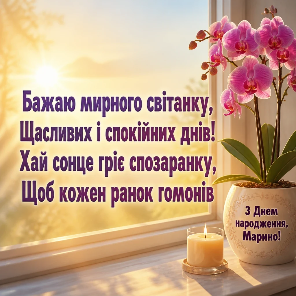 з днем народження марина