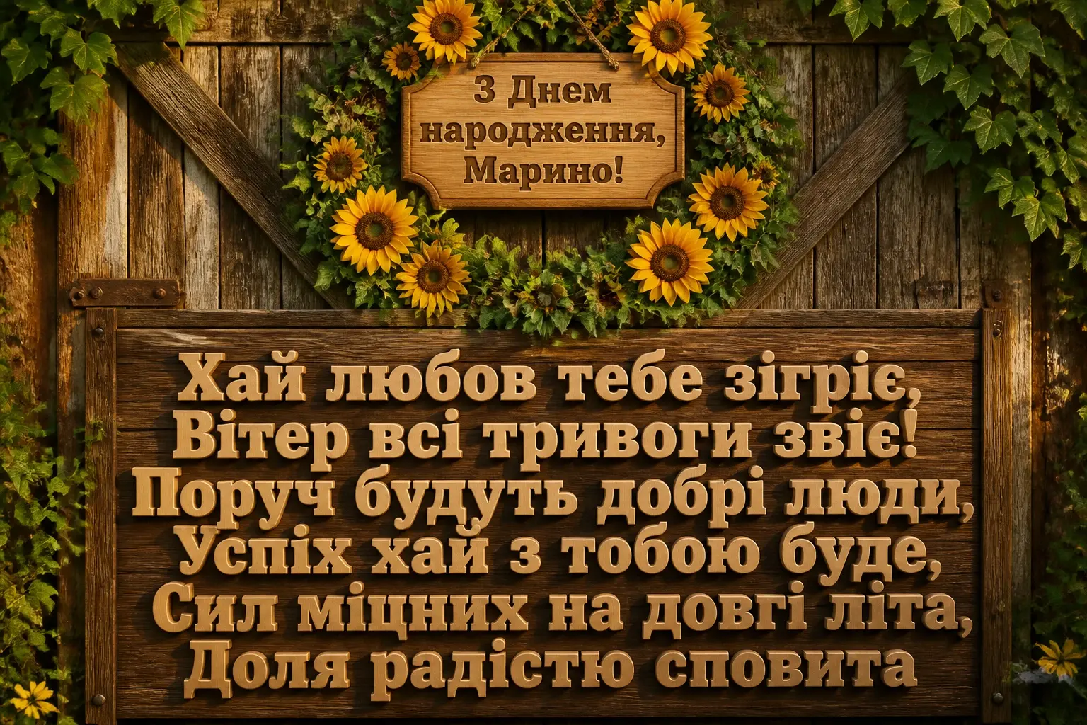 з днем народження марина