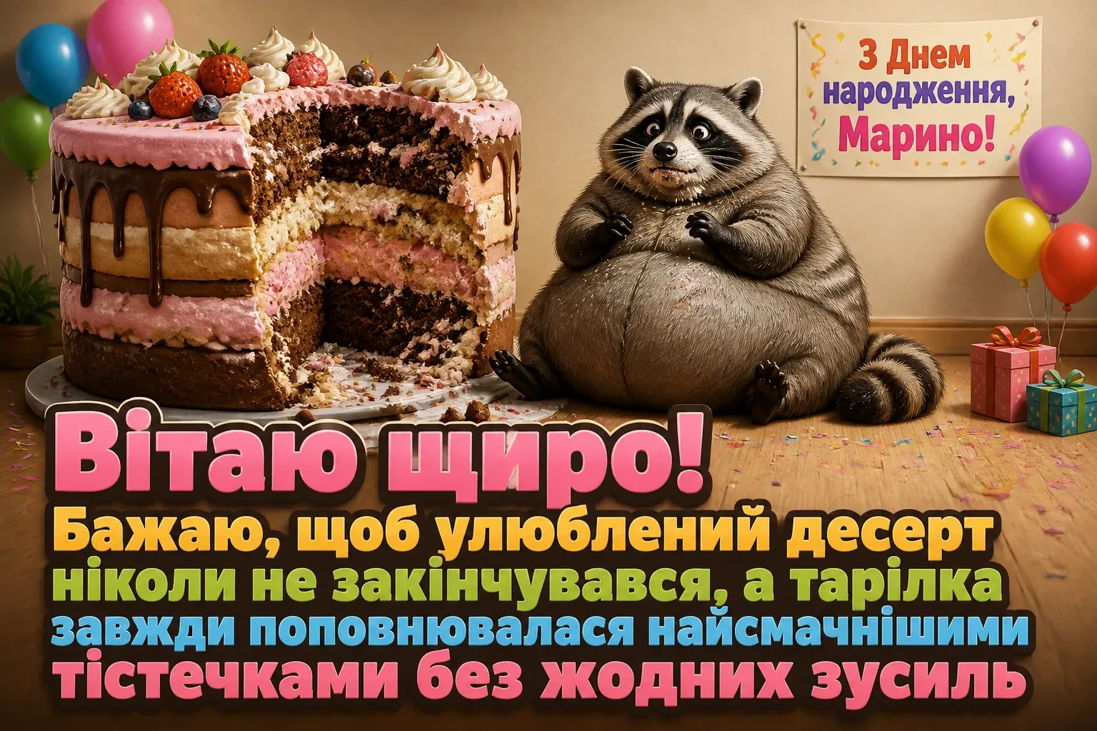 з днем народження марина