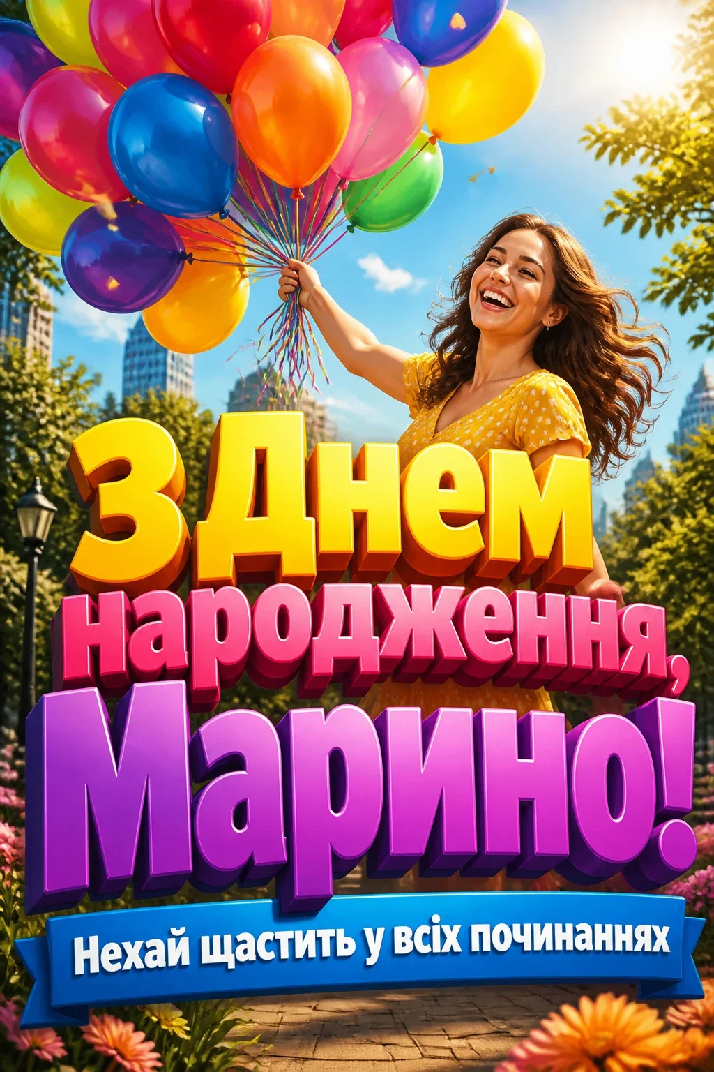з днем народження марина