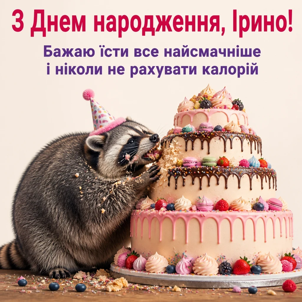 з днем народження ірина