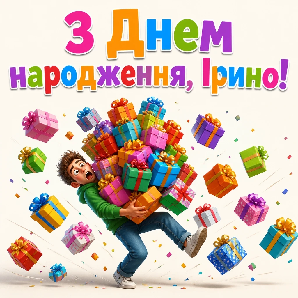 з днем народження ірина