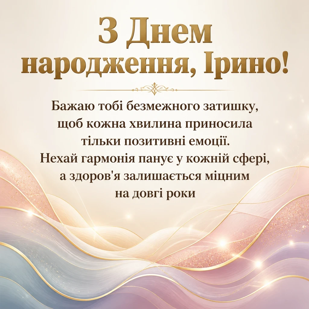 з днем народження ірина