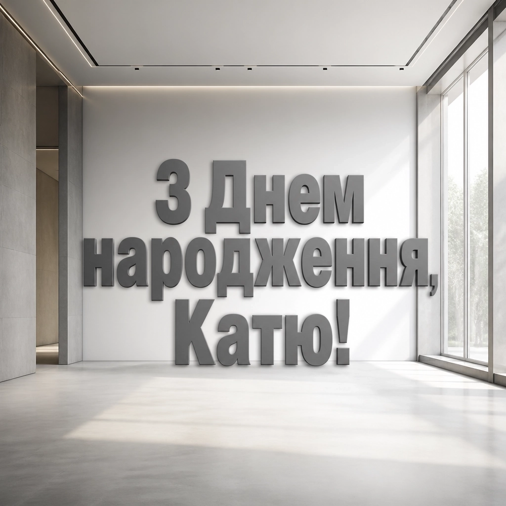 з днем народження катя